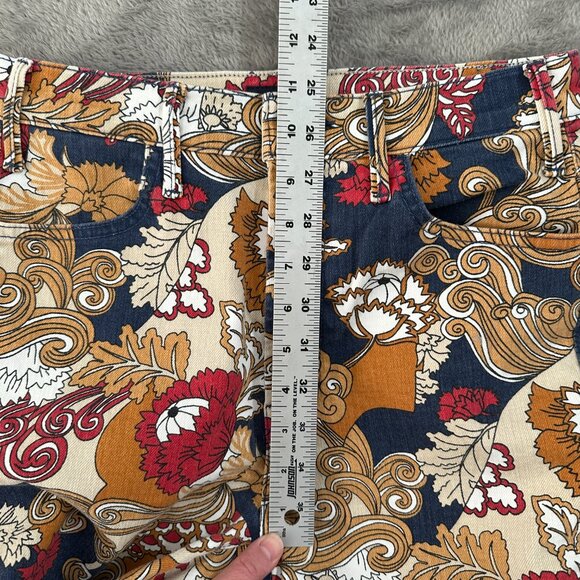 Mother Jeans The Hustler Ankle Fray 28 Flowers In Her Hair Boho Festival - Picture 8 of 11